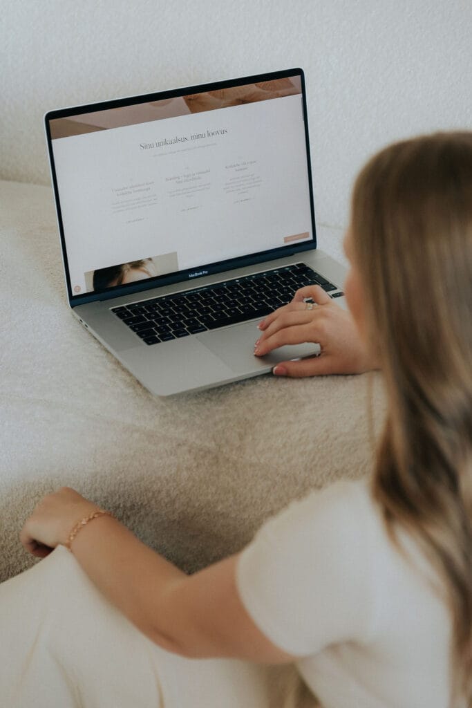 Moodne WordPressi disain